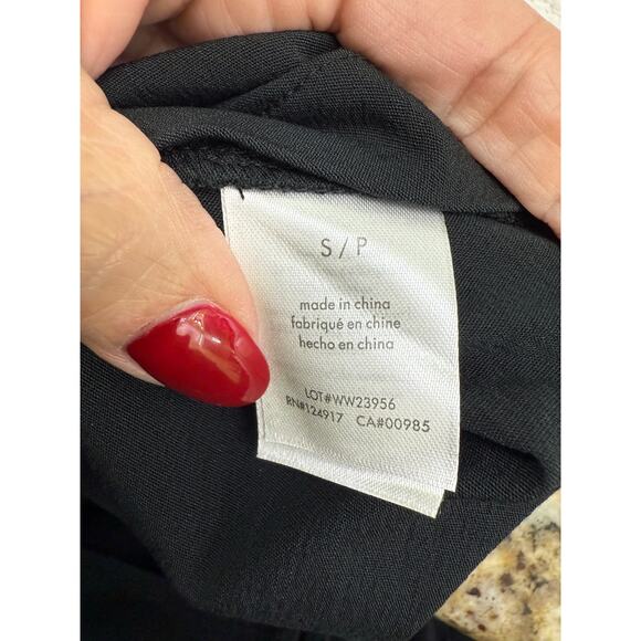 WeWoreWhat black dress Midi NWT Small ($118) professional event pockets - Picture 8 of 9